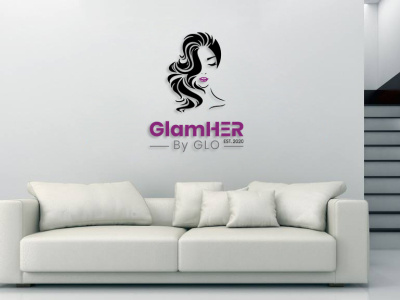 Logo for a glamour product selling company.