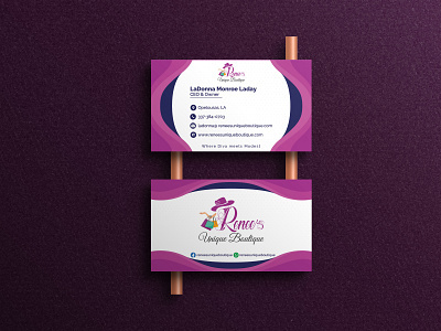 Boutique Business Card Design