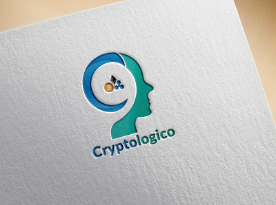 Cryptologico Logo graphic design illustrator logo logo design