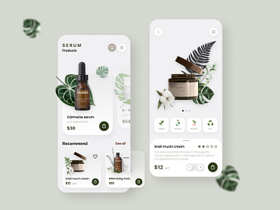 Organic Beauty products Mobile Application