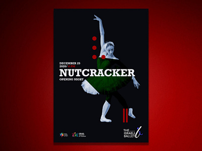 The Nutcracker advert ballet brand design branding design flyer photoshop poster typography