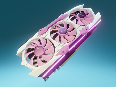 Day 5 - Zotac Graphics Card 3d 3d art blender branding clean concept concept art design gaming gpu graphics graphics card product design render zotac