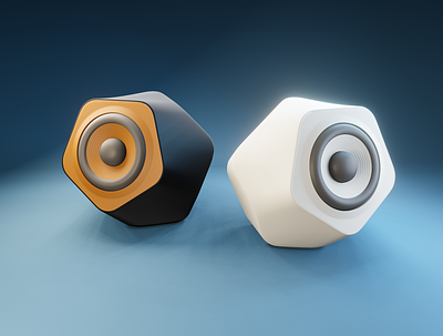Day 9 - B&O Speaker 3d 3d art audio blender branding clean concept design product design render speaker