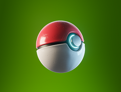 3d pokeball background