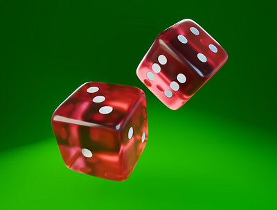 Day 42 - Try Your Luck 3d 3d art blender branding clean concept design dice dices different gambling luck product design render