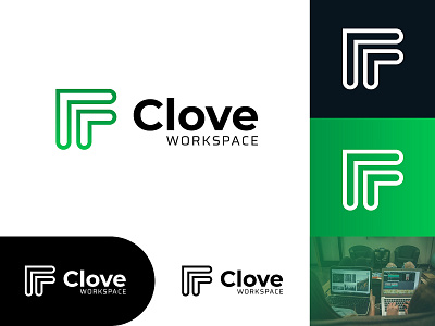 Clove Workspace - Logo Design app brand brand design branding design flat icon identity logo minimal type vector