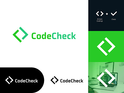 CodeCheck - Logo Design app brand brand design branding design flat icon identity logo minimal vector