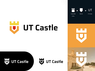 UT Castle - Logo Design app brand brand design branding design flat icon identity illustration logo minimal type vector