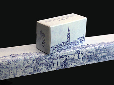 Clérigos Tower – 250th anniversary anniversary blue chocolate clerigos drawing. illustration product tower