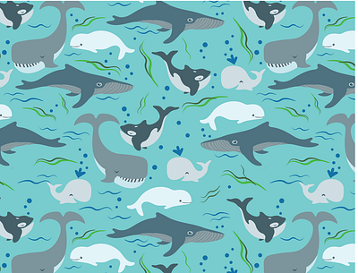 Whale Socks for the Ocean Conservancy all over print apparel design cute illustration illustrator ocean pattern pattern design print print and pattern print design repeat print socks sublimation surface pattern surface pattern design vector whales