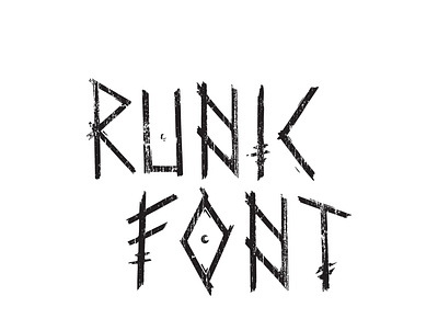 RUNIC FONT alphabet font font design font designer font family hand lettering handlettering letterforms lettering letters nordic pagan runes runic type type design typedesign typeface typography viking