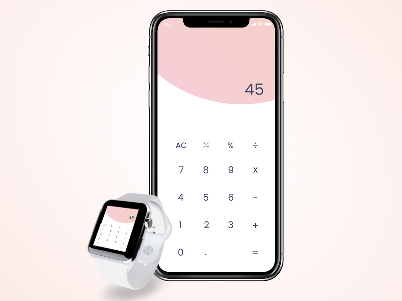 Calculator Mobile Apple Watch By Jaeyon Park On Dribbble