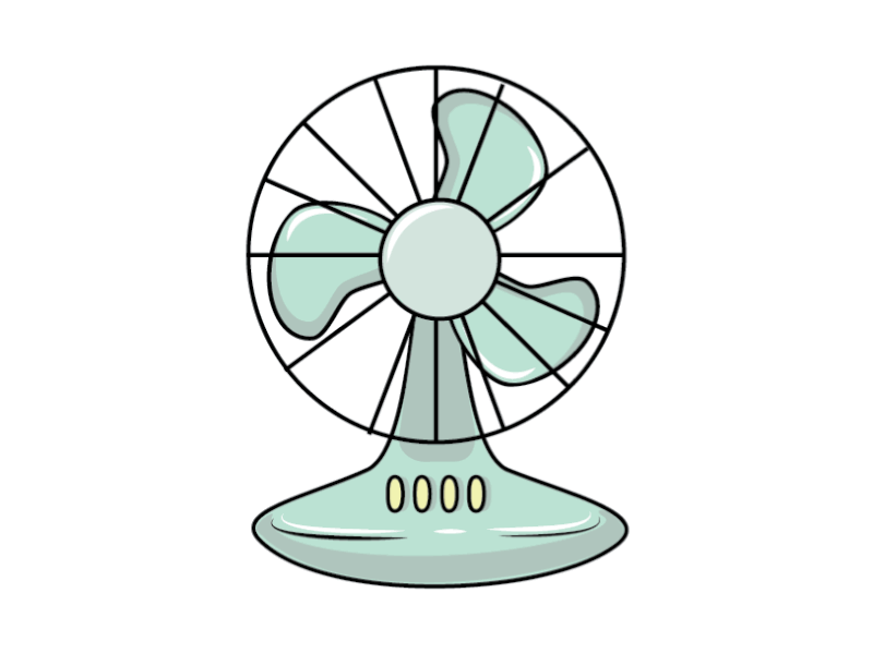 fan gif adobe illustrator animation design gif graphic design illustration illustrator