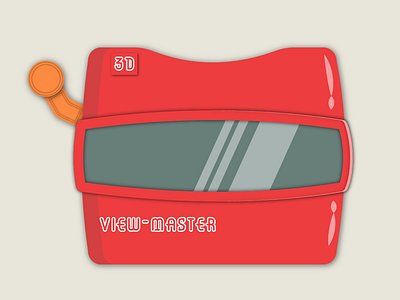 View-master adobe illustrator design flat design flatdesign graphic design illustrator toys