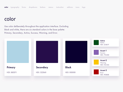 Sneak Peak of Style Guide for Velvet Moon casestudy design design guide design guidelines design system designers style guide ui design ux design