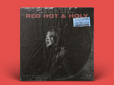Red Hot & Holy album artwork graphic design mock-up music vinyl
