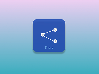 Social Share_ Icon/Button UI