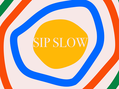 Sip Slow Brunch Club adobe art branding design graphic design illustration illustrator logo mockup photoshop