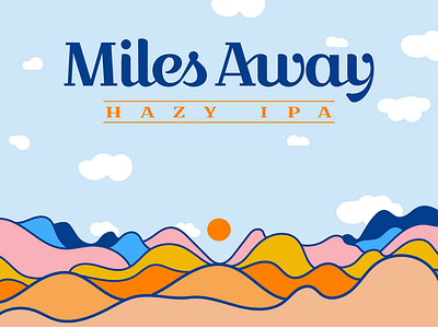 Miles Away Hazy IPA design