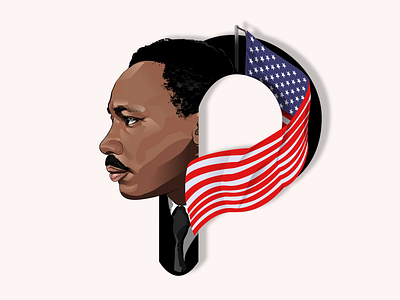 MLK Illustration for Plugbit Media