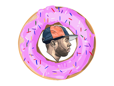 Dilla Doughnut adobe art branding design detroit dilla doughnuts graphic design illustration illustrator jaydee jdilla layout logo love minimal mockup photoshop ux