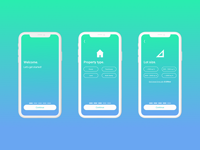 Onboarding app design ui ux