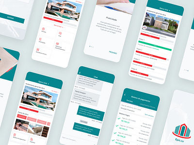 Construction company App Concept