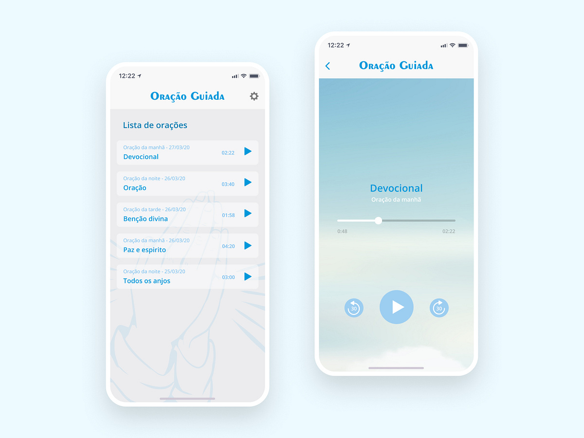 Prayer app Concept by Felipe Soares on Dribbble