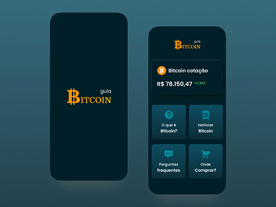 GuiaBitcoin App Concept app design bitcoin dark mode dark theme dark ui figma figma design fintech fintech app interface interface design mobile app mobile design mobile ui ui ui design uidesign uiux user interface user interface design