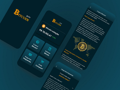 GuiaBitcoin App Concept app design bitcoin dark dark app dark ui figma figmadesign fintech fintech app interface interface design mobile app mobile app design mobile design mobile ui uidesign user inteface user interface user interface design user interface ui