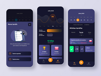 Focus | Task manager concept app app design interface interface design mobile app mobile app design mobile app ui mobile ui task manager ui ui ux ui design uidesign uiux user inteface user interface user interface design ux ux design