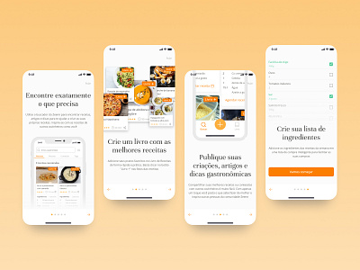 Recipe App Onboarding app app design cook cook app cooking app food food app mobile mobile app recipe recipe app ui ui design uidesign user interface ux