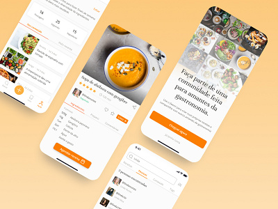 Food App Concept app design cooking app food app food app ui ios app ios app design mobile app mobile app design mobile design recipe recipe app ui ui ux ui design uidesign uiux user user inteface ux ui