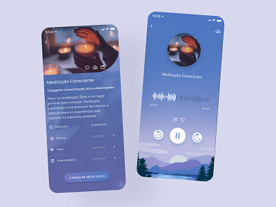 Meditate Health App app app design meditation meditation app mobile app relax relax app relaxation relaxation app ui ui design uidesign user interface design yoga yoga app zen zen app