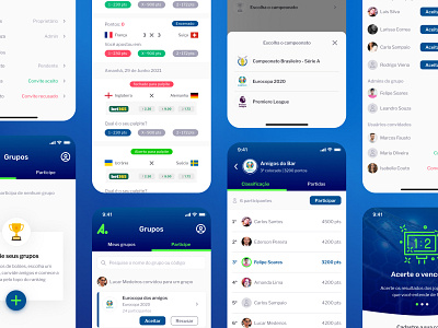 Betting App Concept app design bet betting mobile app soccer soccer app sport sports app ui ui design ux