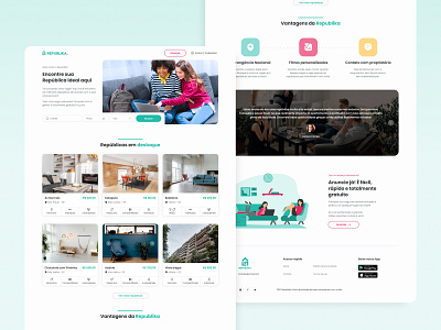 Student Hall Web Design Concept