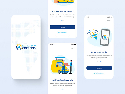 Tracking App Concept Onboarding app app design design illustration interface mobile app onboarding post office splash tracking tracking app ui ui design uidesign user user interface design ux ux design