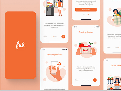 Food Recipe App Concept UI app app design clean cooking cooking app food minimal mobile app onboarding recipe recipe app splash ui ui design uidesign uiux user interface design ux ux design