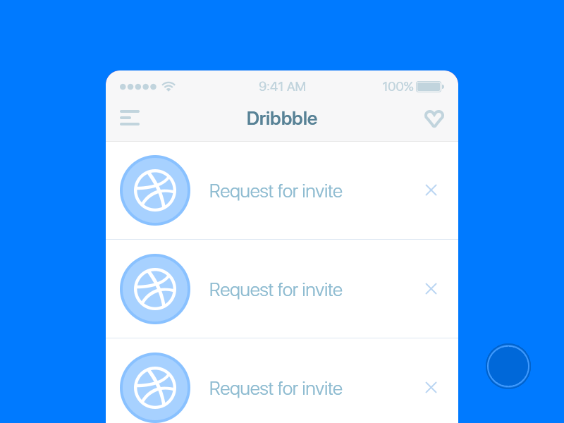 Hello Dribbble