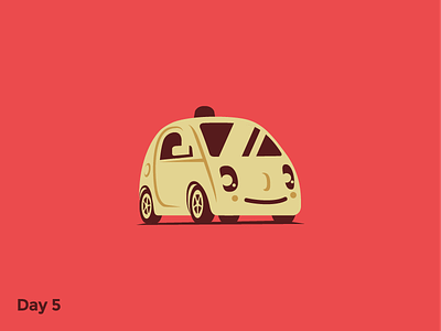 Daily Logo 5/50 - Driverless Car Logo
