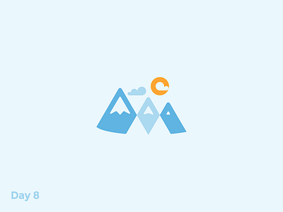 Daily Logo 8/50 - Mountain Logo