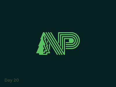 Daily Logo 20/50 - National Park Logo