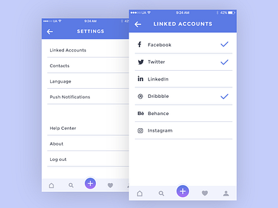 Daily UI 007/100 - Settings