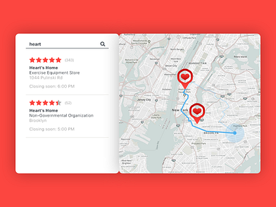 Daily UI 020/100 - Location Tracker