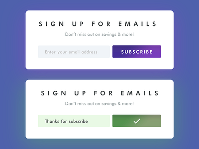 Daily UI 026/100 - Subscribe