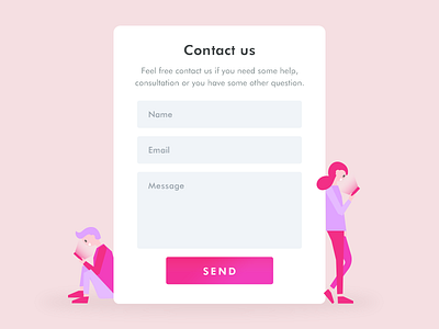 Daily UI 028/100 - Contact Us