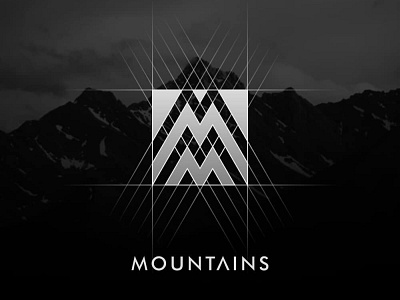 Mountains - visual Identity. art branding design icon illustration illustrator lettering logo typography ux vector