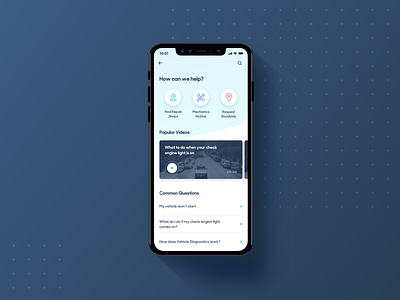 Help Center app design ios ui ux