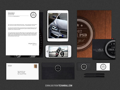 Branding Identity Mock up branding business cards freebie identity mockup ipad iphone mockup psd