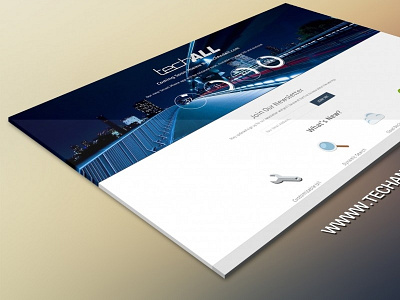 Website Prospective Showcase Mockup PSD freebie homepage perspective psd showcase website